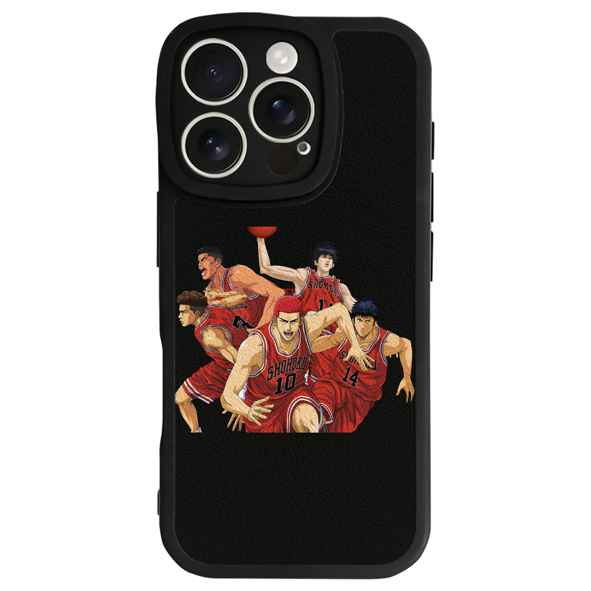（画像用） SLAM DUNK／スラムダンク 【iPhone 16シリーズ対応】シリコンスマホケース（レザー調） 材質：シリコン